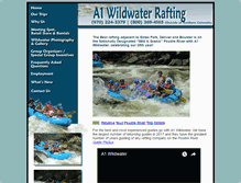 Tablet Screenshot of a1wildwater.com
